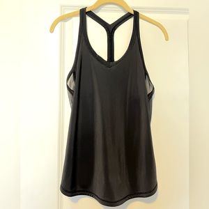 Lululemon Black Mesh Tank
